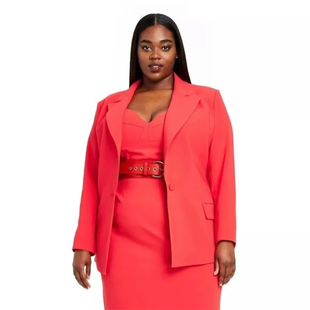 PLUS Size New Sergio Hudson For Target Tailored Blazer Jacket. Size 4x. - Picture 7 of 8